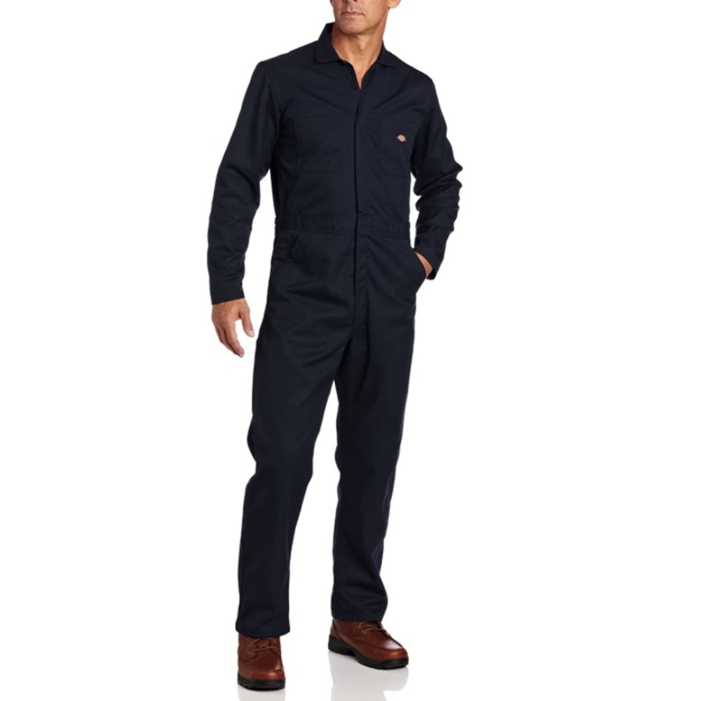 NWT Dickies Men's Basic Blended Coverall Dark Navy L Regular
